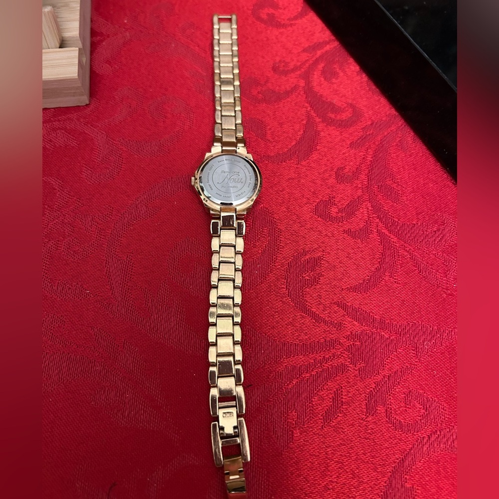 Armitron Now 75/3919WTSV Women's Rose Gold Tone Watch Jeweled Accents - Picture 9 of 11